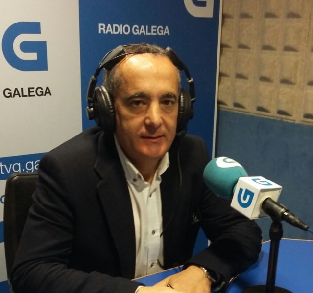 Ramón Carballo, nunha entrevista coa Radio Galega