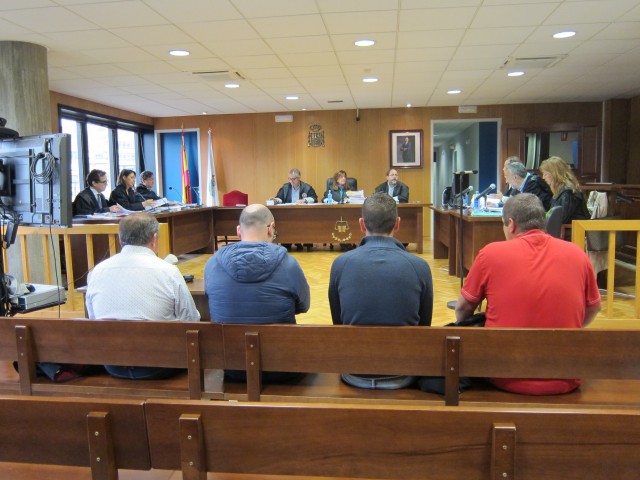 Foto de arquivo do xuízo contra comuneiros de Valadares