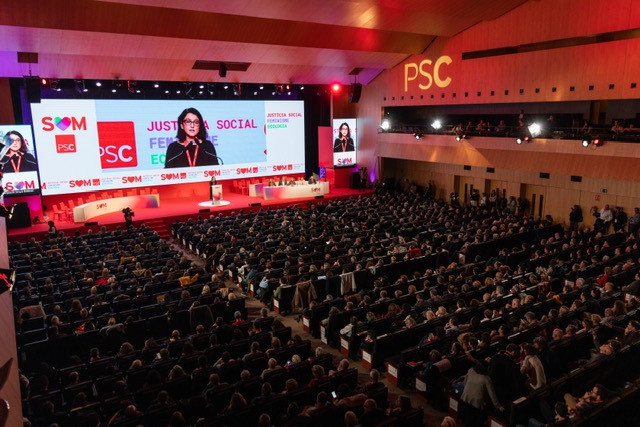 EuropaPress 2550000 Imaxe do 14 Congreso do PSC que se celebra esta fin de semana en Barcelona