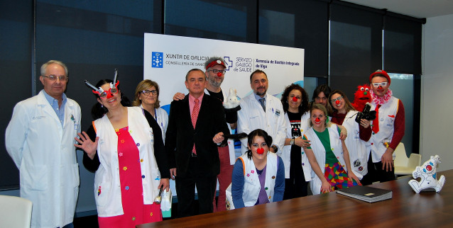 A área sanitaria de Vigo asinou un convenio coa asociación Galiclown