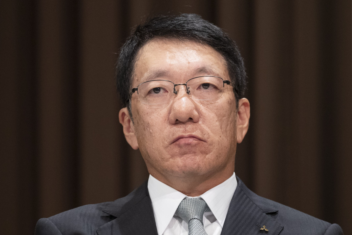EuropaPress 2147235 20 May 2019 Japan Tokyo Takao Kato president of Mitsubishi Motors Indonesia attends a press conference Mitsubishi Motors announced that its CEO Osamu Masuko will step down from his role after company's annual xeral