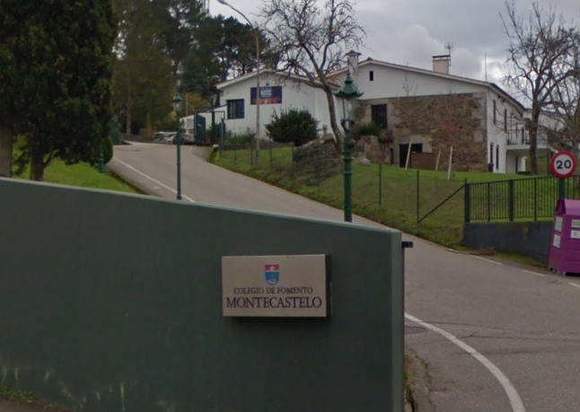 Colexio Montecastelo de Vigo nunha imaxe de Google Street View