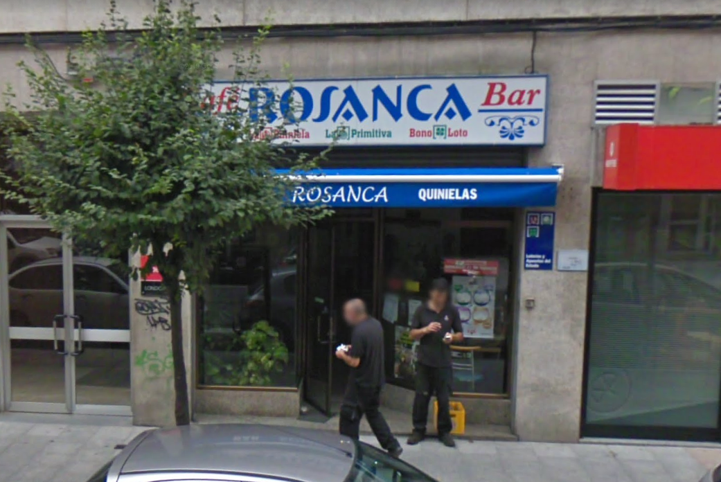 Bar Rosanca de Vigo nunha foto de Google Street View