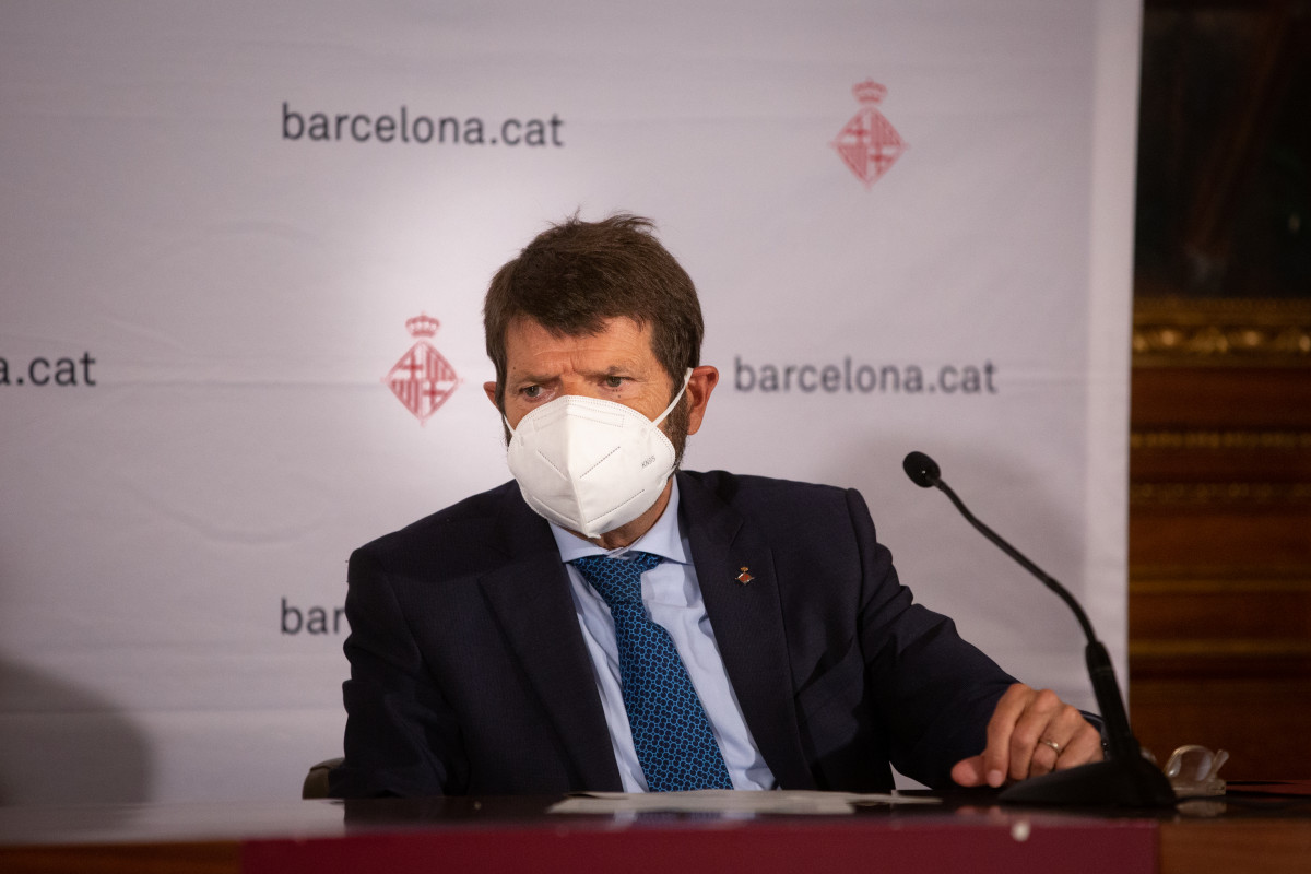 Arquivo - O tenente de alcalde de seguridade do Concello de Barcelona, Albert Batlle, nunha imaxe de arquivo.