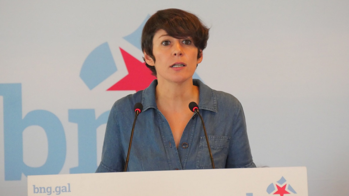 A líder do BNG, Ana Pontón, nun Consello Nacional da formación frenstista