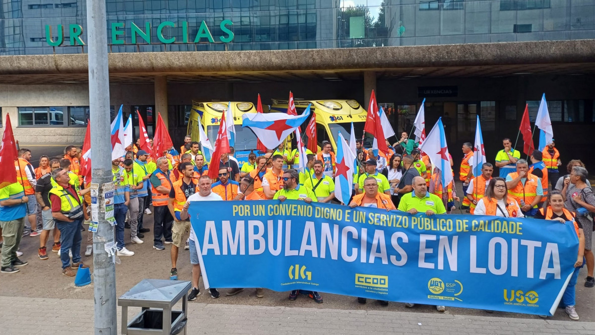 Ambulancias en loita galicia
