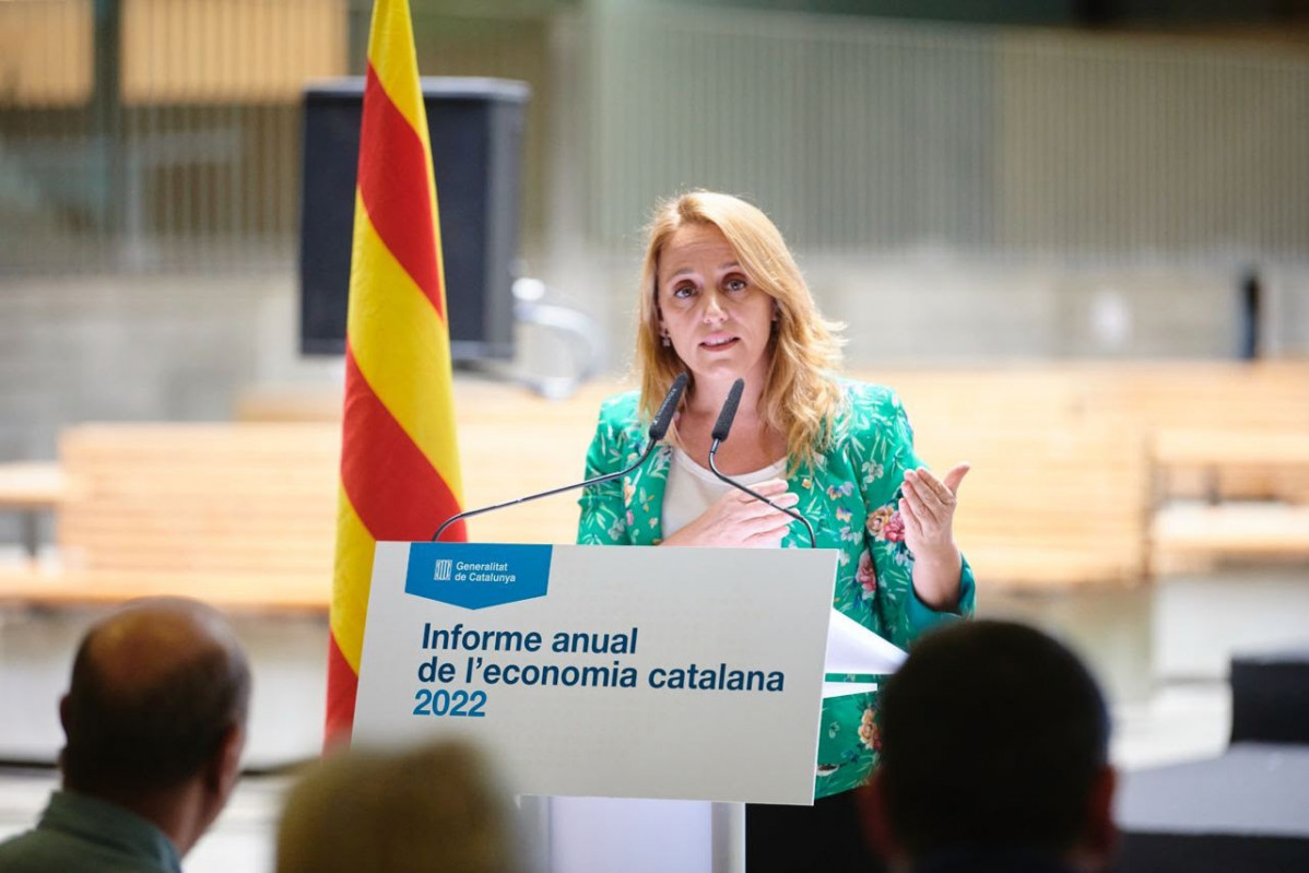 La consellera d'Economia i Hisenda de la Generalitat, Natàlia Mas