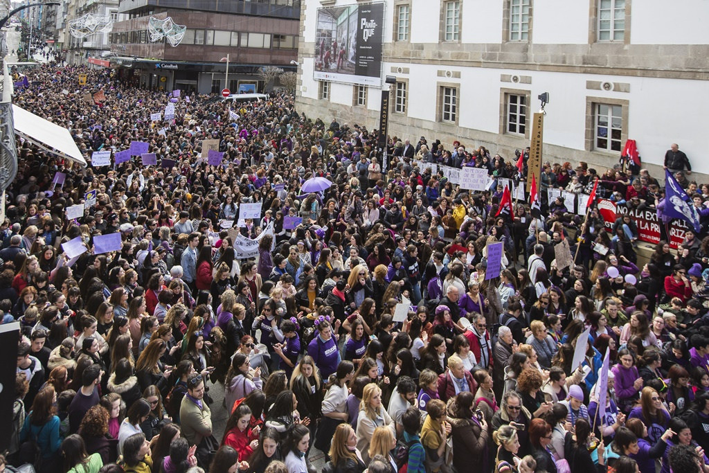Manifestacion folga feminista huelga 8M vigo Galizacontrainfo Flickr Creative Commons