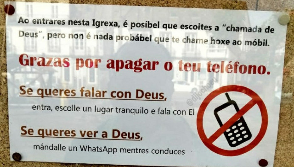 Cartelprohibidomovilestelefonosparroquianigranramallosa
