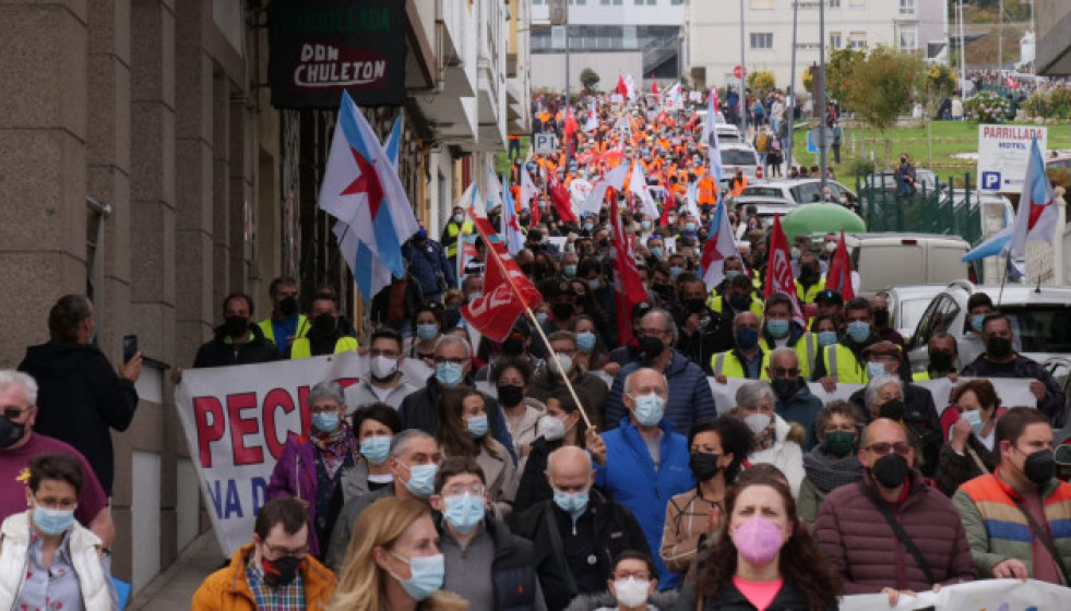 ManifestacinenlahuelgageneralenAMariacontraelcierredeAlcoaenunafotodeltwitterdeAnaPontn