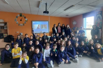 Alumnado Colegio Luis Vives Ourense y Viaqua