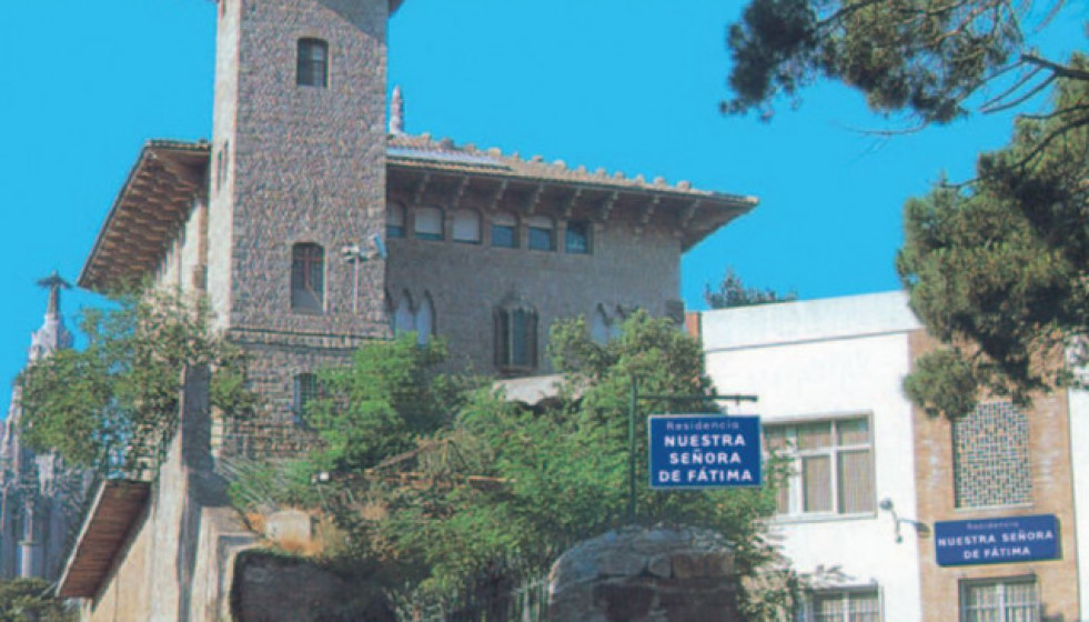 ResidenciaNuestraSeoradeFtimadeTibidaboBarcelonaenunantiguofolleto
