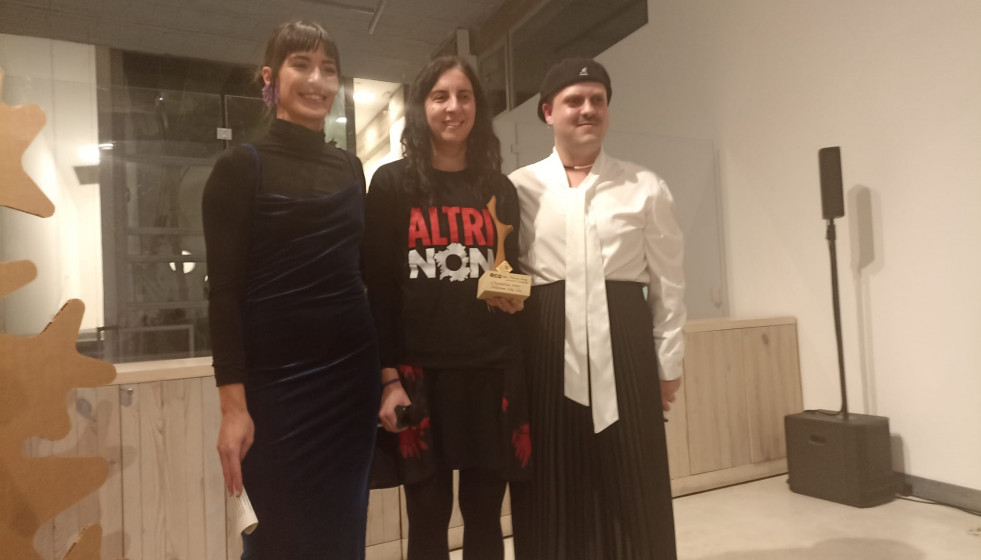 Foto recollida premio en Madrid