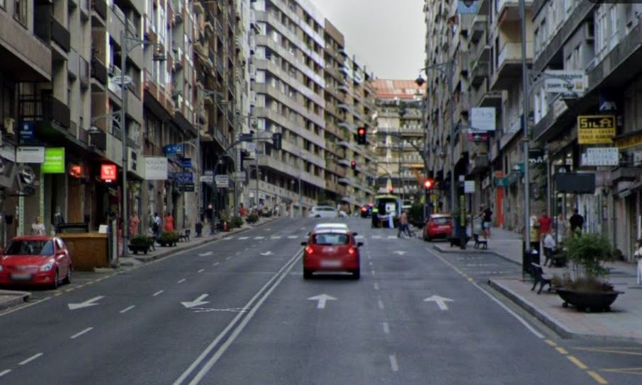 Juan XXIII en Ourense en una imagen de Google Street View