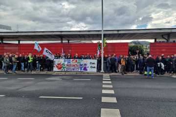 Concentración de la CUT en Stellantis Vigo.