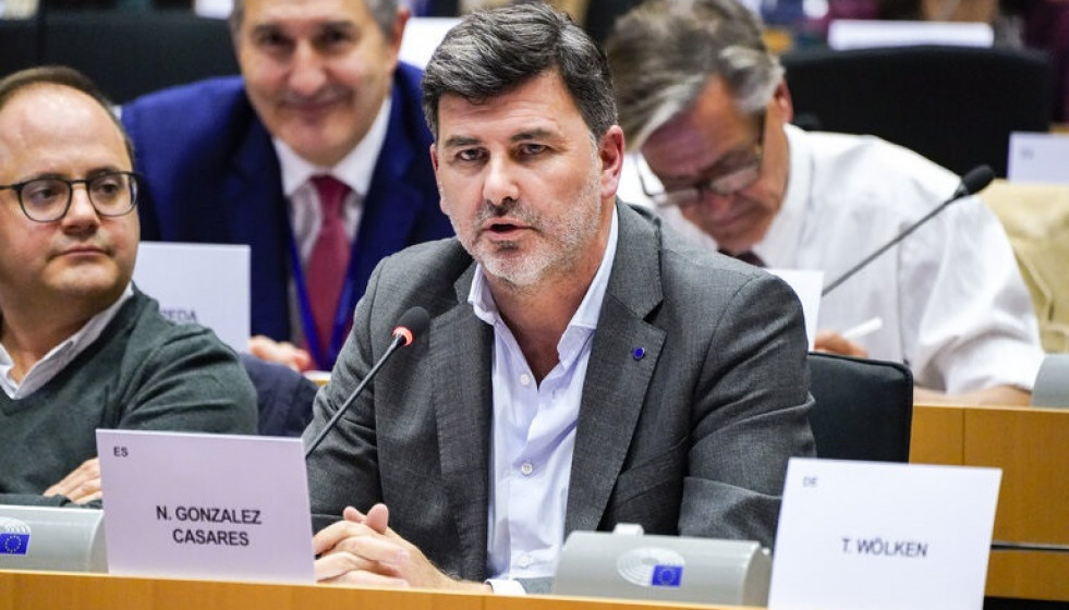 Archivo - El europarlamentario gallego y miembro de la Ejecutiva del PSdeG, Nicolás González Casares.