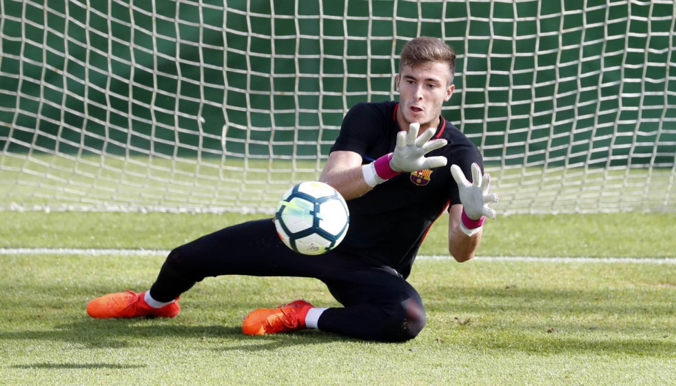 Iñaki Peña en una imagen del FC Barcelona