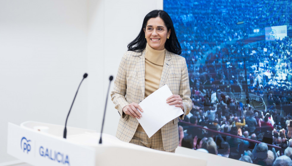 Archivo - La secretaria xeral del PPdeG, Paula Prado.