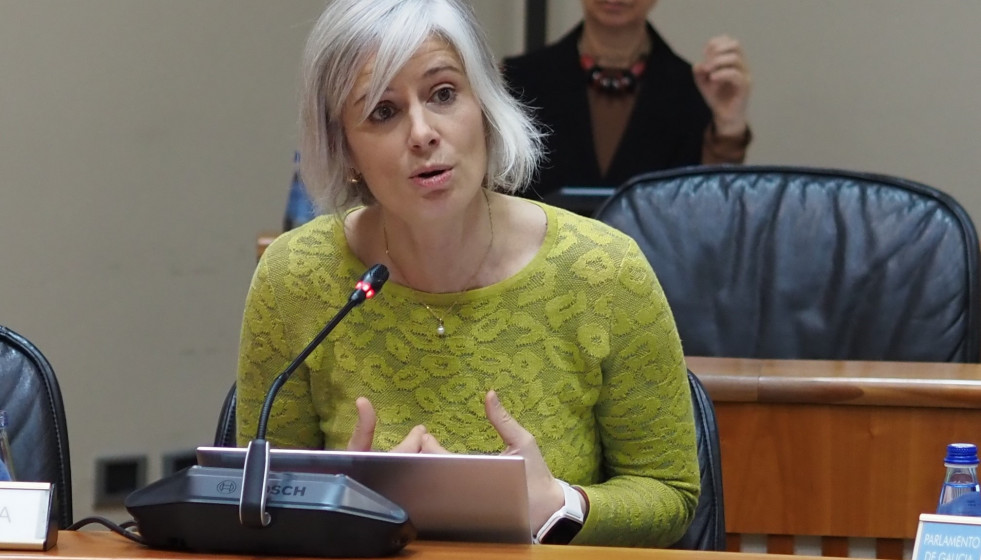 La diputada del Grupo Socialista en el Parlamento de Galicia, Patricia Iglesias.