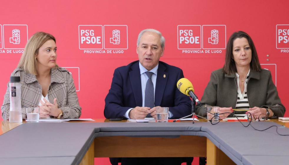 Rueda de prensa de Patricia Otero, José Tomé y Lara Méndez