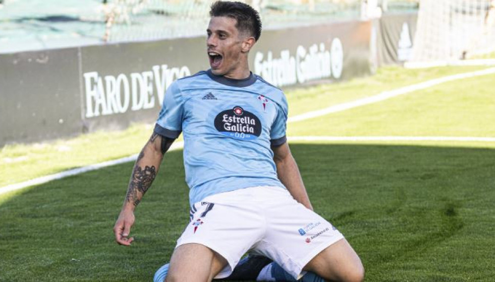 Alfón González en una imagen del Celta