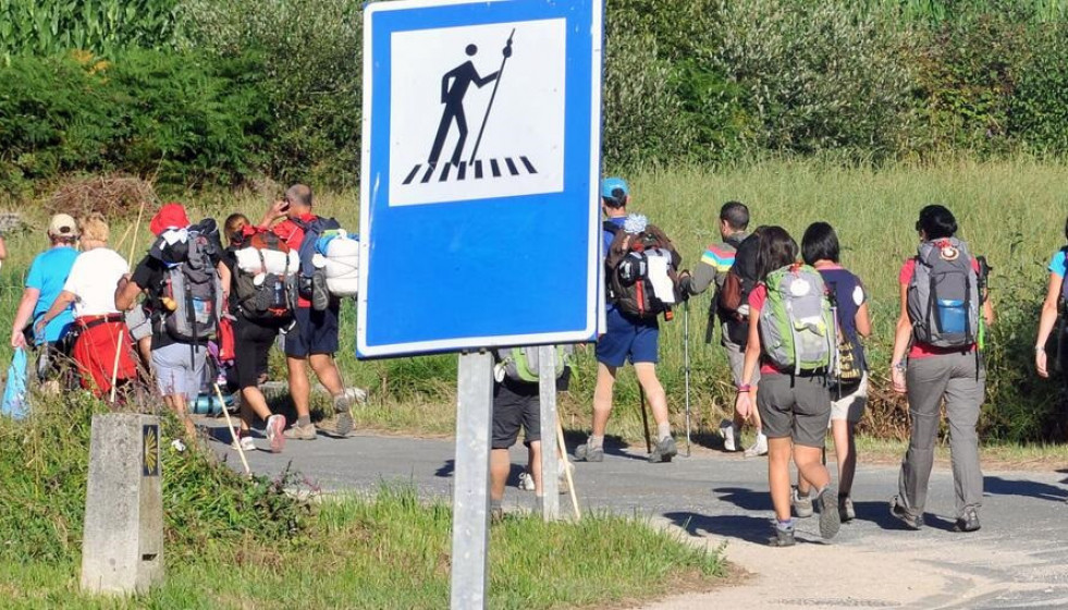 Peregrinos en el Camino de Santiago