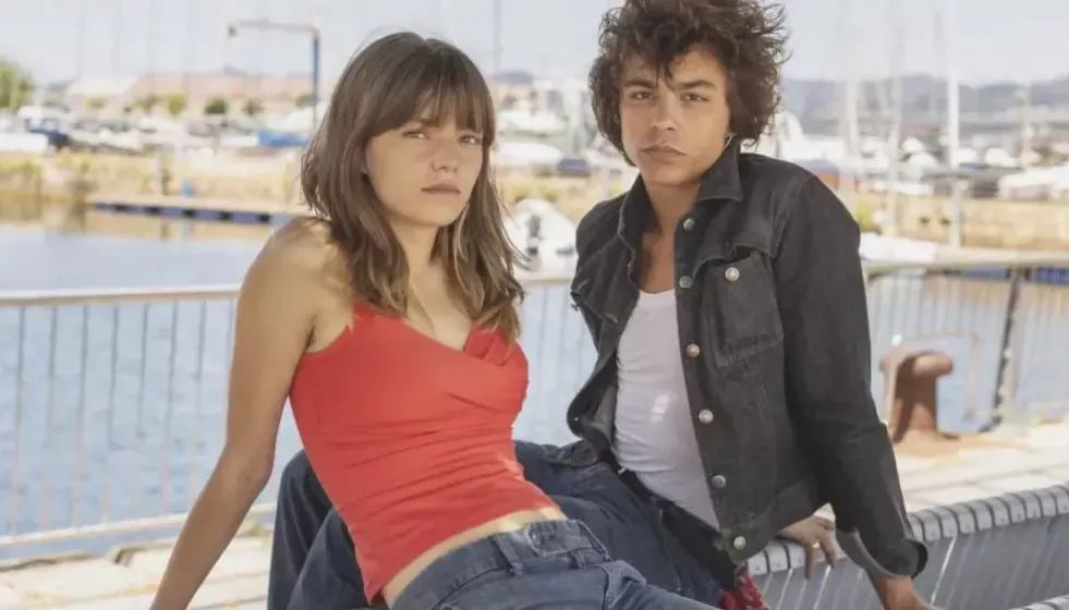 Llúcia Garcia y Mitch en Romería