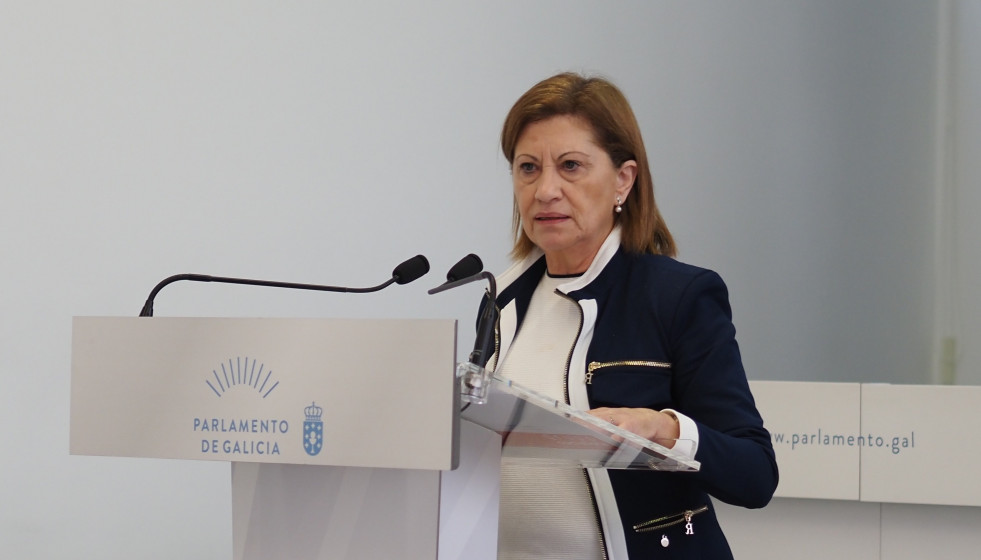 La viceportavoz parlamentaria del PSdeG Elena Espinosa