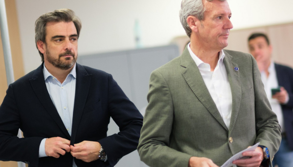Diego Calvo y Rueda en la sede del Cecopi de la Xunta