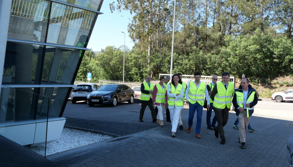 Visita Conselleiro Educación AIMEN
