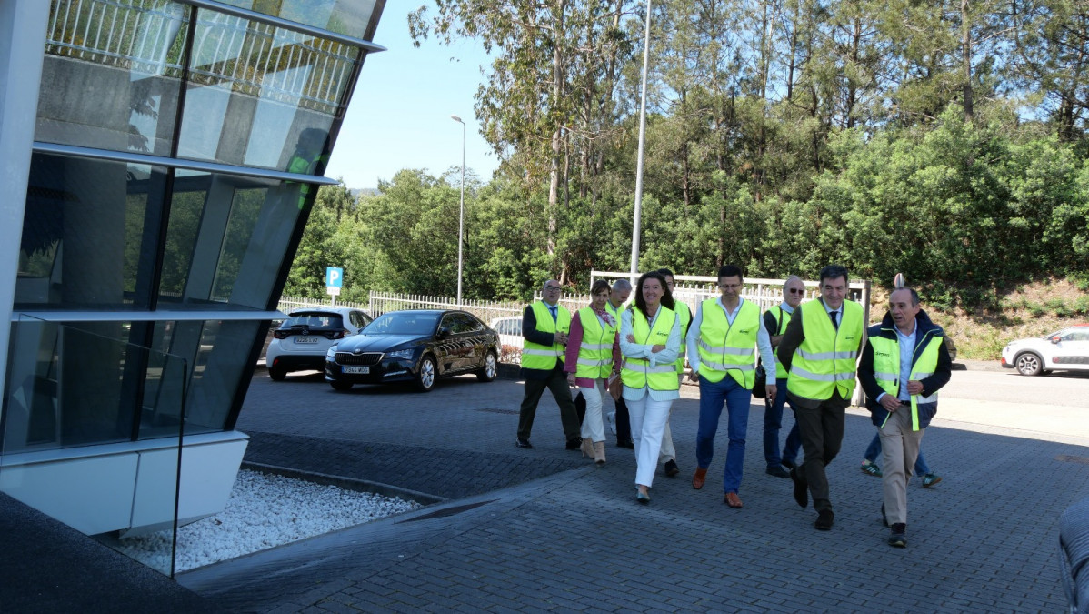 Visita Conselleiro Educaciu00f3n AIMEN
