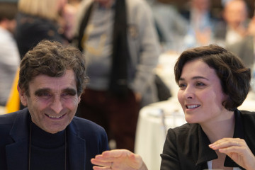 Archivo - Adolfo Domínguez junto a Adriana Domínguez.