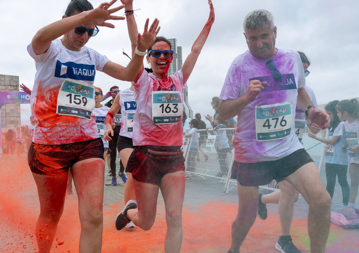 Carrera 'Holi Gaiás'.