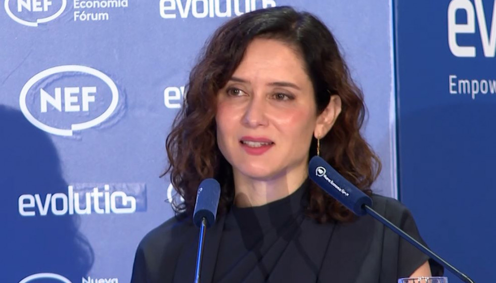 Ayuso este lunes pidiendo un adelanto del Congreso del PP