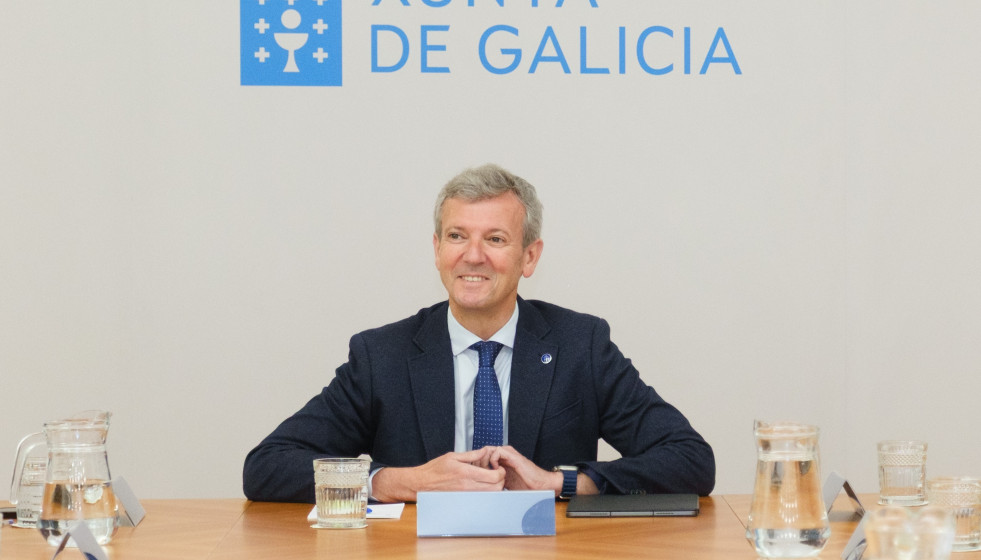 El presidente de la Xunta, Alfonso Rueda, preside el Consello en Lugo.