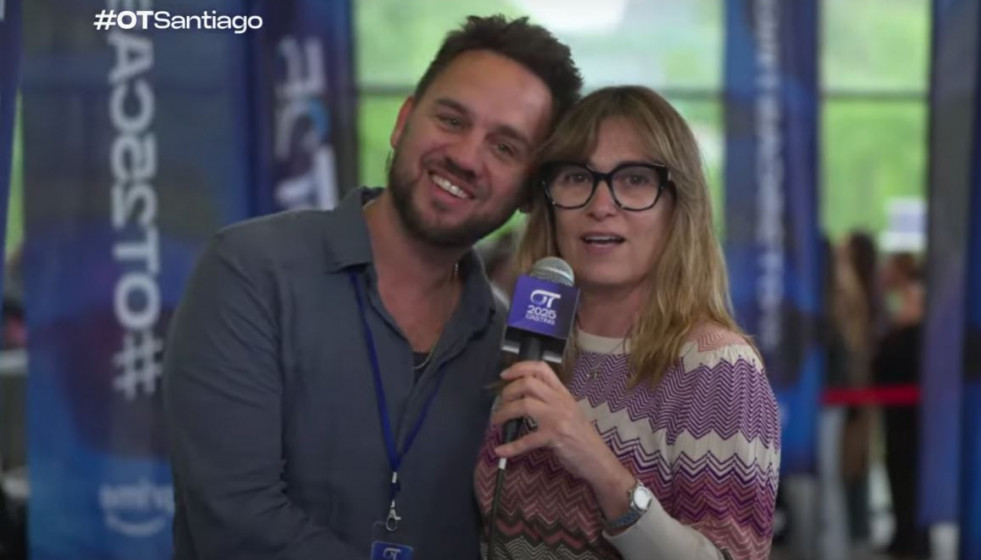 Presentandores de OT en el Casting de Santiago