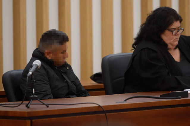 Fredy R.M., juzgado en Vigo por el asesinato de uno de sus compañeros en una casa okupa, y declarado culpable por unanimidad por el tribunal de jurado.