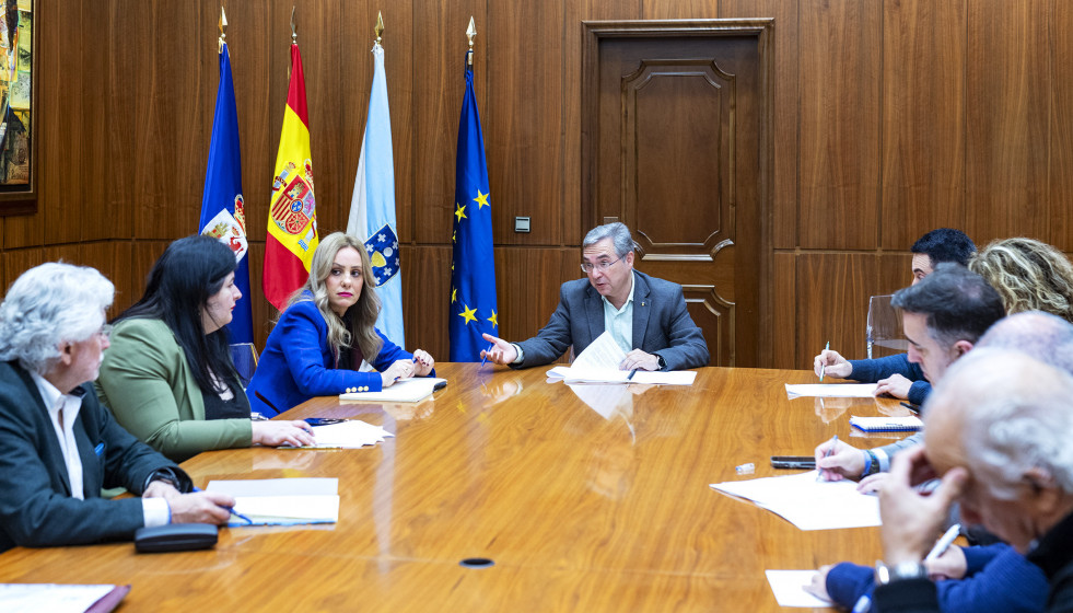 Reunión da Xunta de Goberno da Deputación de Ourense.