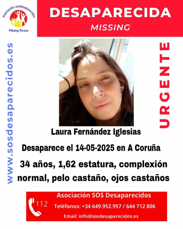 Mujer que falta de su domicilio en A Coruña