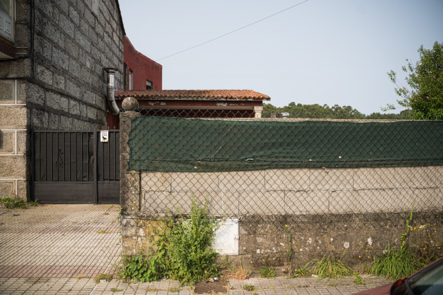 Domicilio en el que se ha practicado uno de los registros en un operativo contra el tráfico de drogas en Arousa (Pontevedra)