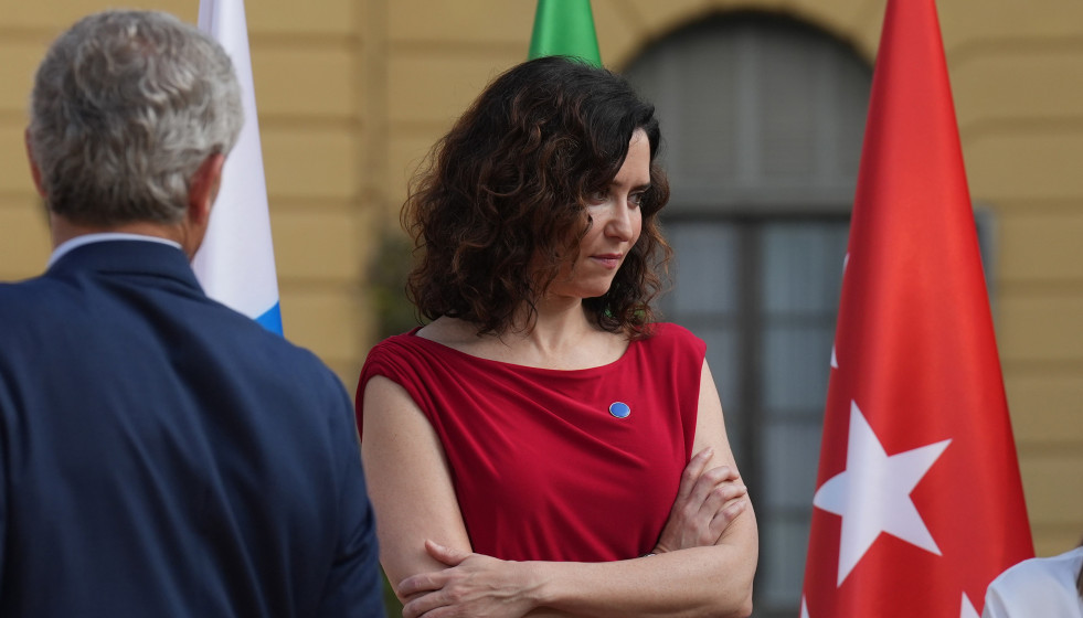 La presidenta de la Comunitat de Madrid, Isabel Díaz Ayuso