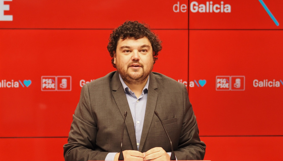 El portavoz de la Ejecutiva del PSdeG, Julio Torrado.