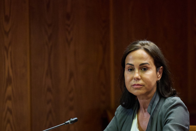 La expresidenta de Adif y ex secretaria de Estado de Transportes, Movilidad y Agenda Urbana, Isabel Pardo de Vera Posada, durante su comparecencia ante la Comisión de Investigación sobre el ‘caso Koldo’, en el Senado, a 29 de mayo de 2025, en Madrid (Espa