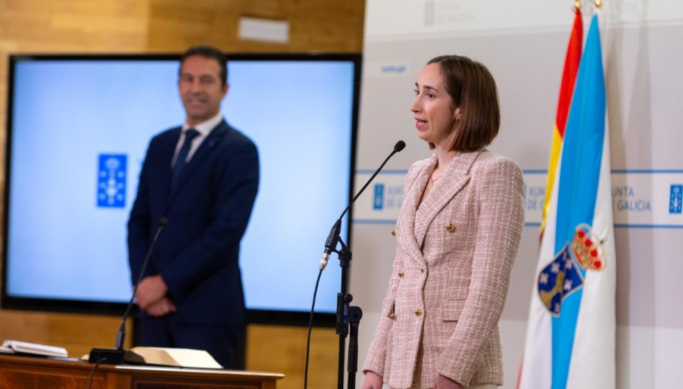 Patricia García Sánchez, en su toma de posesión como directora xeral de Pesca en enero de 2025