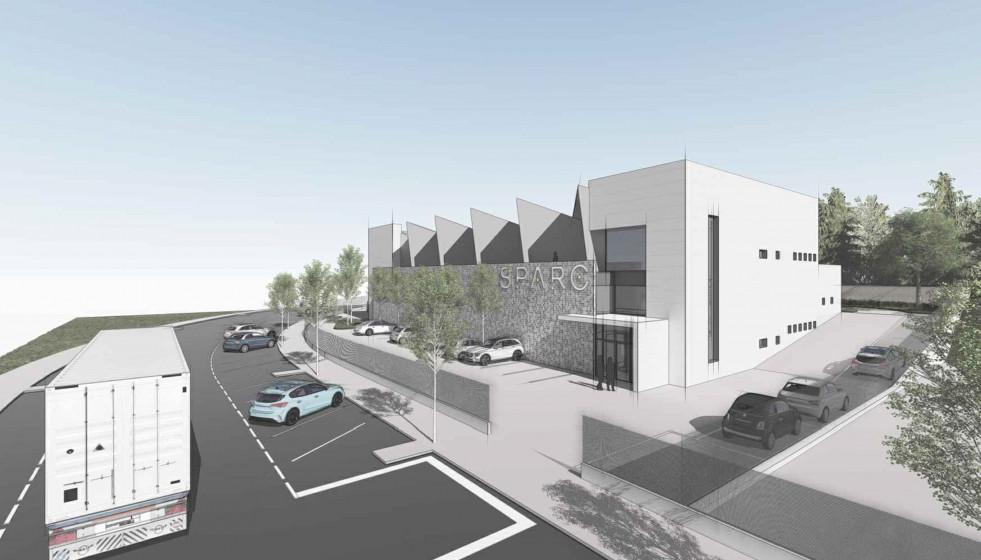 Archivo - Boceto de la nueva fábrica de Sparc en Vigo