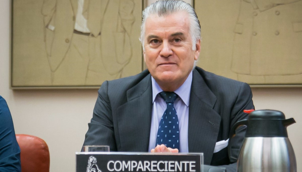Luis Bárcenas, en el Congreso