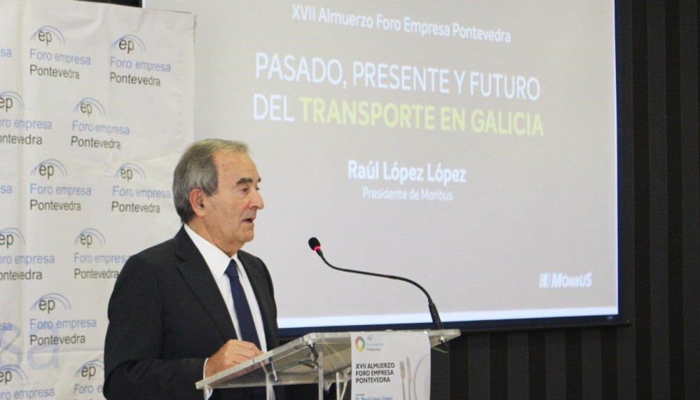 Raúl López, presidente de Monbus.
