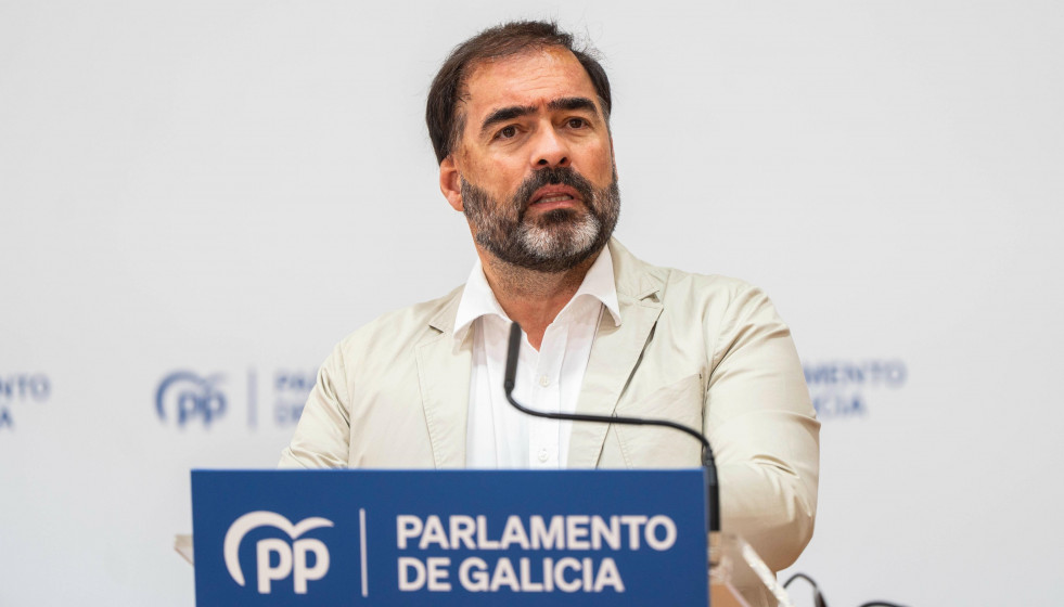 El portavoz del Grupo Popular, Alberto Pazos.