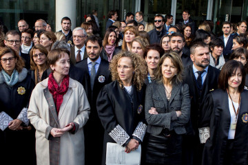 Protesta de jueces y fiscales