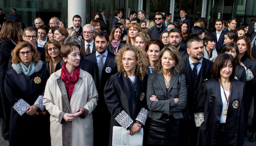 Protesta de jueces y fiscales